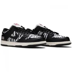 Nike x Quartersnacks SB Dunk Low Zebra