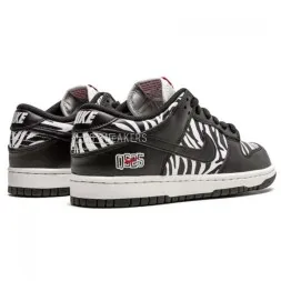 Nike x Quartersnacks SB Dunk Low Zebra