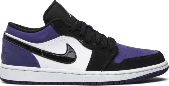 Мужские кроссовки Nike Air Jordan 1 Low &amp;#039;Court Purple&amp;#039;