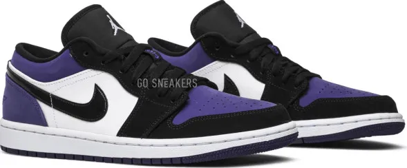 Мужские кроссовки Nike Air Jordan 1 Low &amp;#039;Court Purple&amp;#039;