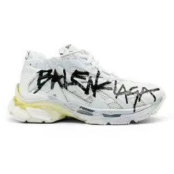 Balenciaga Runner Sneaker "Graffiti — White Black"