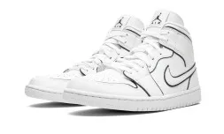 Nike Air Jordan 1 Mid Iridescent Reflective White (W)