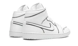 Nike Air Jordan 1 Mid Iridescent Reflective White (W)