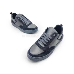 Loro Piana Man Winter Leather Suede Grey