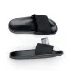 Мужские шлепанцы Balenciaga Slipers Man Black Monogram