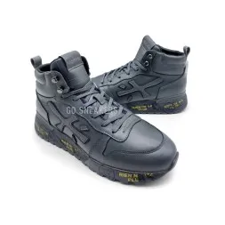 Premiata Leather High Man Winter Grey