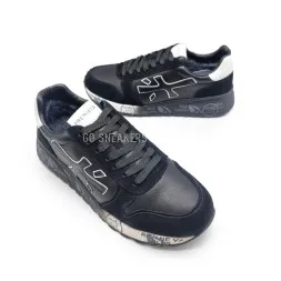 Premiata Leather Suede Man Winter Black