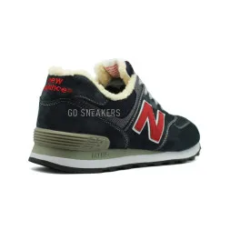 New Balance Мужские 574 Navy-Red