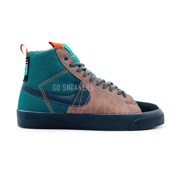 Унисекс зимние кроссовки Nike Sb Zoom Blazer Mid Prm Acclimate Pack Grey/Brown