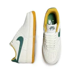 Nike Air Force 1 White/Green Swoosh