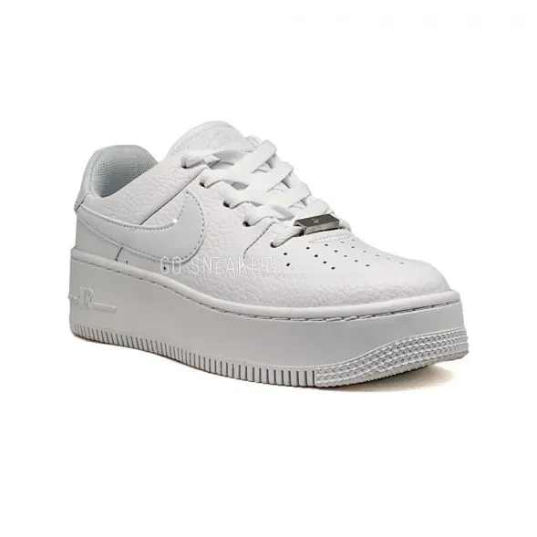 Женские кроссовки Nike Air Force AF-1 Sage White 1