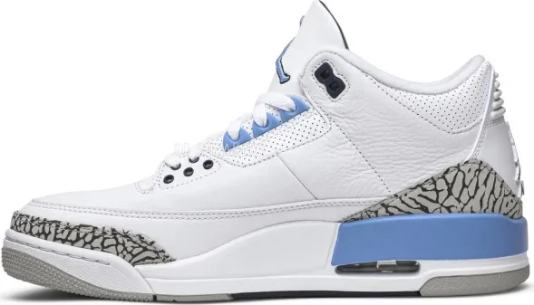 Унисекс кроссовки Nike Air Jordan 3 Retro &amp;#039;UNC&amp;#039;