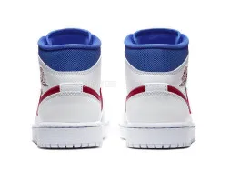 Nike Air Jordan 1 Mid White Red Royal