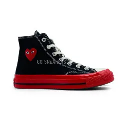 Converse X Comme Des Garcons Play Black