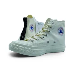 Converse X Comme Des Garcons Play White High Top