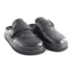 Louis Vuitton Slipper Leather Black 
