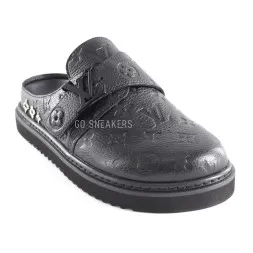 Louis Vuitton Slipper Leather Black 
