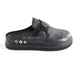 Louis Vuitton Slipper Leather Black 