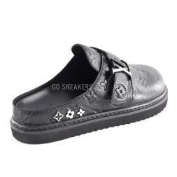 Louis Vuitton Slipper Leather Black 