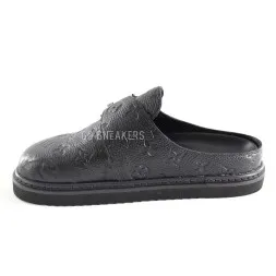 Louis Vuitton Slipper Leather Black 