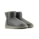 Женские мини угги Mini Metallic Grey