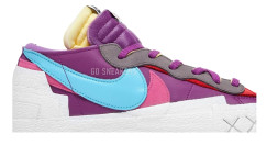 Nike KAWS x sacai x Blazer Low &#039;Purple Dusk&#039;
