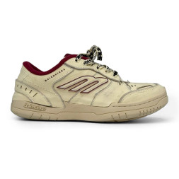 Balenciaga Hamptons Worn Out Low Beige &amp; Red