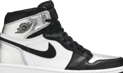 Женские кроссовки Nike Wmns Air Jordan 1 Retro High OG &#039;Silver Toe&#039;