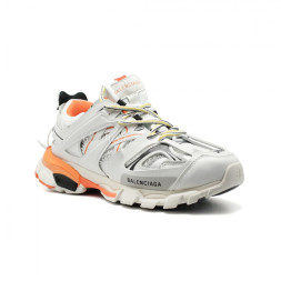 Balensiaga Track Trainer White-Orange