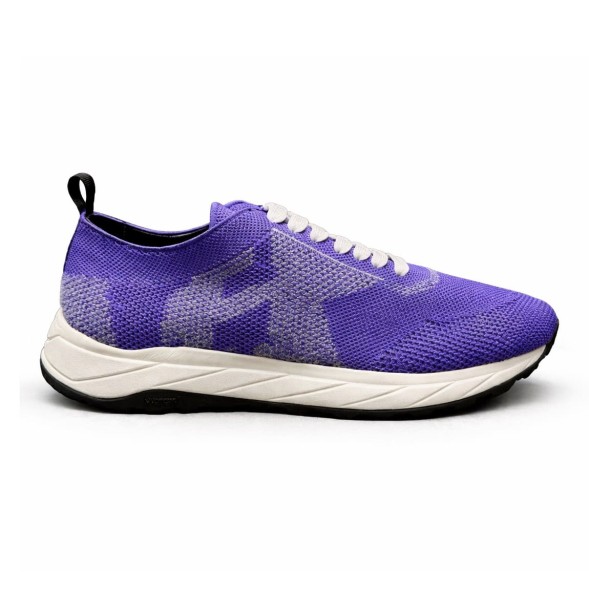 Мужские кроссовки Kiton Patterned Jacquard Purple