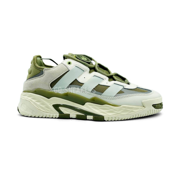 Унисекс кроссовки Adidas Niteball White/Olive