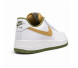 Унисекс кроссовки Nike Air Force 1 Low White/Brown Swoosh