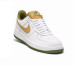 Унисекс кроссовки Nike Air Force 1 Low White/Brown Swoosh