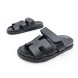 Унисекс сандалии Hermes Flip-flops Leather Matt Black