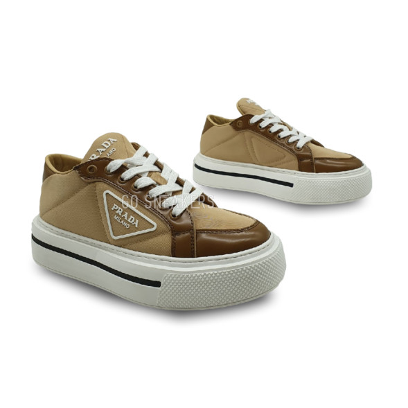 Женские кроссовки Prada Macro Brown