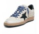 Женские кеды Golden Goose Ball Star Donna LTD Tennis-Inspired in Nappa Bianca