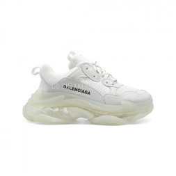 Balensiaga Triple S Transparent White