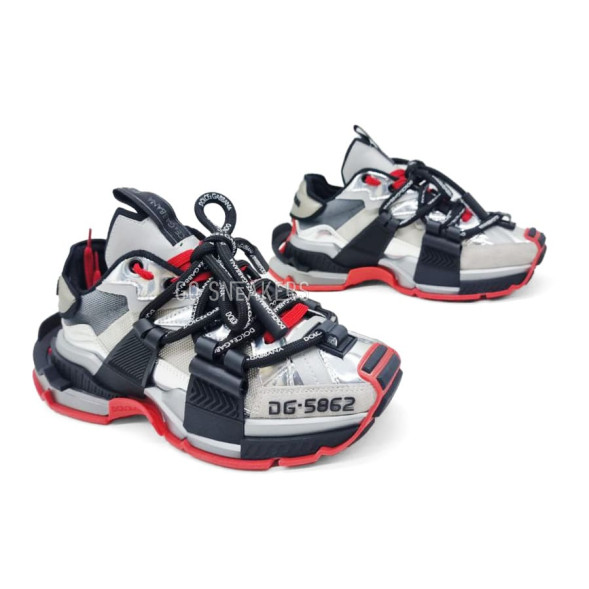 Женские кроссовки Dolce&amp;amp;Gabbana DG-5862 Grey/Black