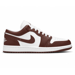 Nike Air Jordan 1 Low Leather Brown/White