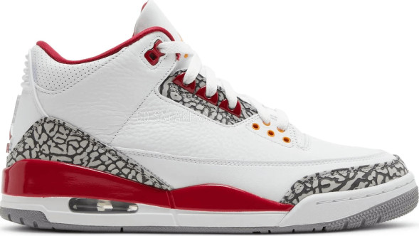 Унисекс кроссовки Nike Air Jordan 3 Retro &amp;#039;Cardinal Red&amp;#039;