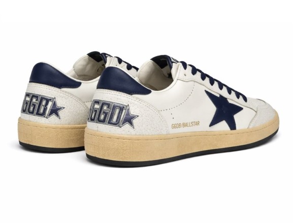 Женские кеды Golden Goose Ball-Star White Navy