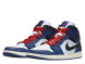 Унисекс кроссовки Nike Air Jordan 1 Mid Deep Royal Blue Black