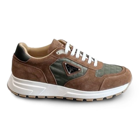 Мужские кроссовки Prada Prax Suede Brown