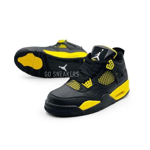 Унисекс кроссовки Nike Air Jordan 4 Retro Yellow Thunder