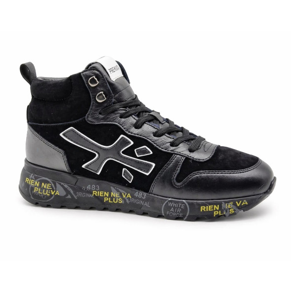 Унисекс кроссовки Premiata Mick Suede/Leather Black