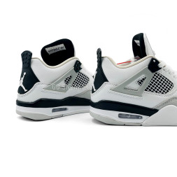 Nike Air Jordan 4 (IV) White Military Black 
