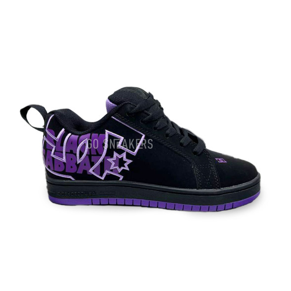 Унисекс кроссовки DC Court Graffik Unisex Black Purple