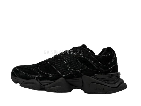 Мужские зимние кроссовки New Balance 9060 Black Winter Suede