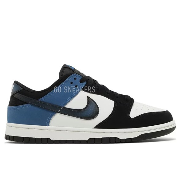 Мужские кроссовки Nike Dunk Low Airbrush - Industrial Blue