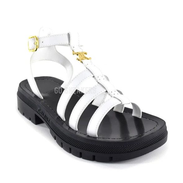 Женские босоножки Celine Sandals White/Black
